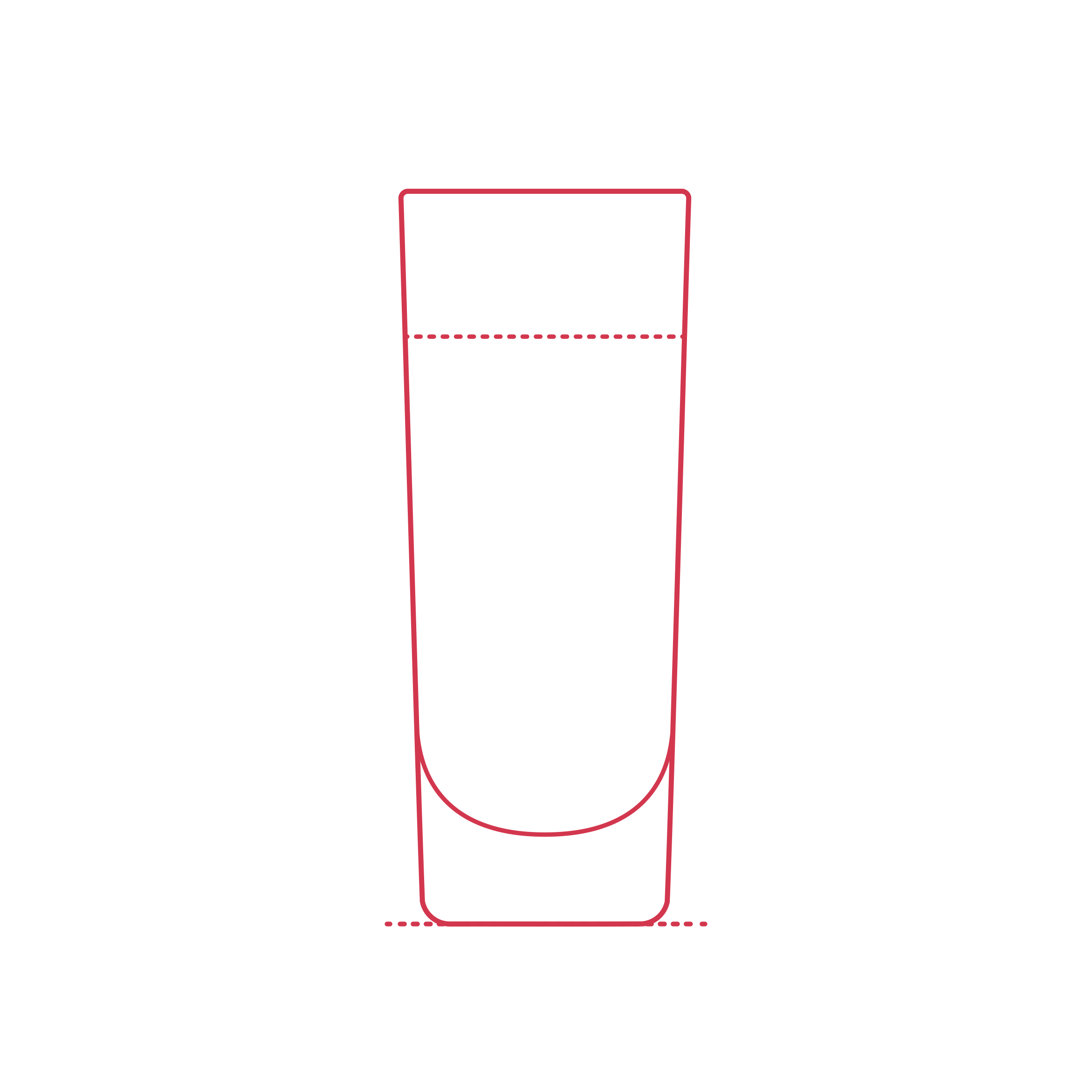 Objects Cocktail Glasses Shooter Glass Contour Svg Vector Free Vectors